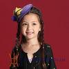 Purple Summer Kids Fascinators With Veil , Kids Dress Hats With Headband