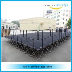 Folding stage portable stage truss stage