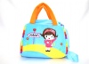 Plush cartoon printing girl handbags