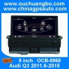 Ouchuangbo 1080P Auto Radio Player DVD System for Audi Q3 2011.6-2015 GPS USB TV Mp3
