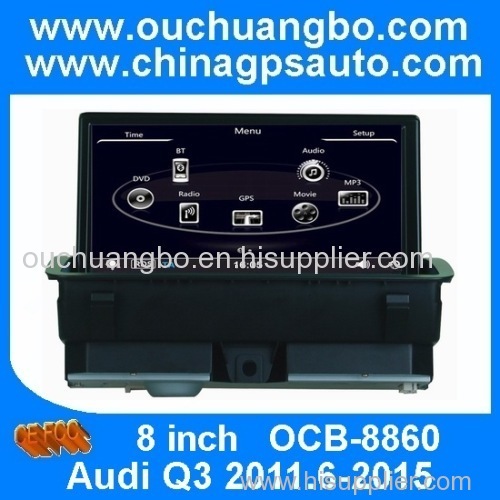 Ouchuangbo 1080P Auto Radio Player DVD System for Audi Q3 2011.6-2015 GPS USB TV Mp3