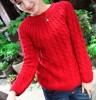 Long slv jacket Sweater Girl-braids