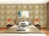 Embossed Wall Surface 3D Textured Wall Panels Removable Wall Sticker for Living Room