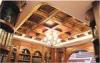 Tin Texture 3D Ceiling Tile European Style Wallpaper Light Weight and Eco friendly 600*600 mm