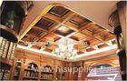 Tin Texture 3D Ceiling Tile European Style Wallpaper Light Weight and Eco friendly 600*600 mm