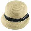 Straw Hat with Sewn Webbing, Suitable for Summer Season, Leisure and Brief