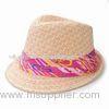 Women's Top Hat, Made of Paper Straw/Paper, Available in Various Colors and Materials