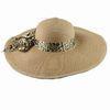 Ladies' Straw Hats, Broad-brimmed, Popular Designs, with Silk Ribbon