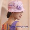 Purple Women Fashion Ladies Sinamay Sinamy Hats For Party in Summer