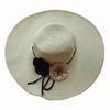 Fashionable Large Brim Hat with Flower Braids. Optional Colors, Design and Eco-friendly Material