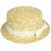 Women's Straw Top Hat with Sweatband, Customized Colors/Sizes and OEM Orders are Accepted