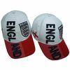 3D Embroidery Football Cap White / Red Outdoor Cap Headwear England Fans
