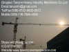 TC5013-6 Fixed Tower Crane Q345B Steel For Bridges 40m Lifting Height