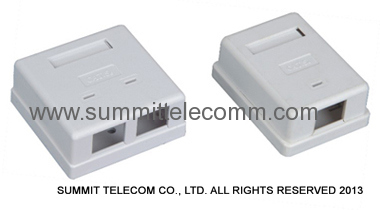 Cat5e Surface Box Single Port/Double Ports Surface Mount Boxes