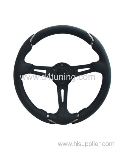 350 mm leather steering wheels made by deluxon industries