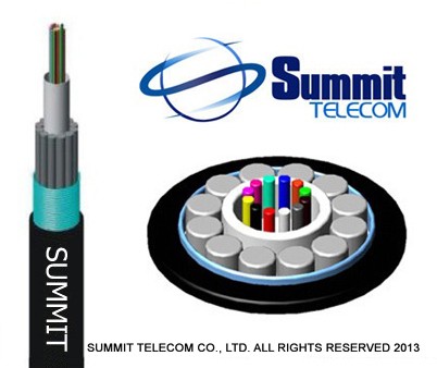 GYXTS Metal Strength Member Uni-tube Direct-burial or Underwater Fiber Optic Cable