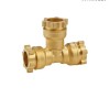brass equal tee fittings for pe pipes