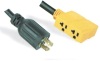 4 conductor Locking Plug & 3 conductor recepatacle L5-20R