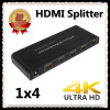 Ultra HD 1.4V 4 ports HDMI splitter 1x4 signal distribution amplifier 4K2K 3D