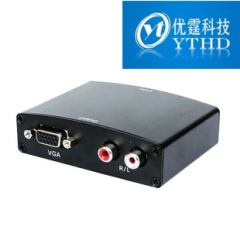 HDMI to VGA+R/L Audio Converter digital HDMI signal into analog VGA video and R/L audio signal