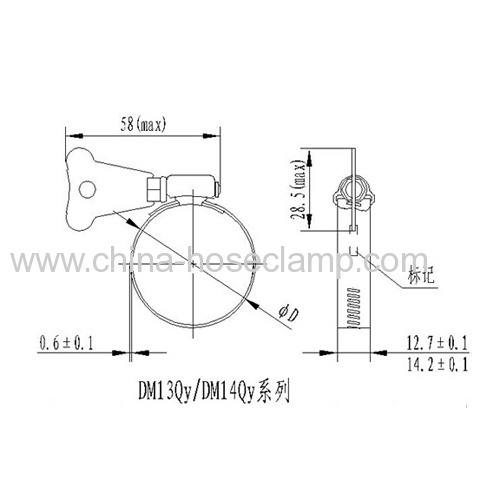 Worm Drive Hose Clamp-Perforation