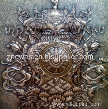 FRP imitation copper relief