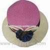 Women's Fashionable Flower Straw Hat, Suitable for Activities in Sun