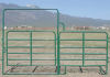 Horse corral panels with galvanized round