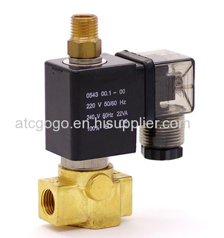 3 way solenoid valve 12v NO NC manufacturer china