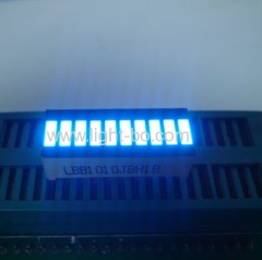Ultra Blue 10- Segment LED Light Bar Gradh Array for Instrument Panel
