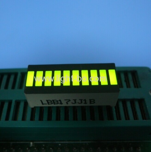 Ultra Blue 10- Segment LED Light Bar Gradh Array for Instrument Panel