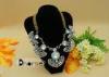 Shining Luxury Diamante Handmade Bead Collar Necklace For Neck Decoration