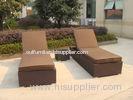 Wicker / Cane / Rattan Sun Lounger Storage Box For Balcony / Lawn