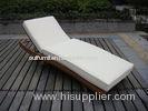 Patio PE Rattan Lounge Chair , Modern Comfortable Chaise Lounge