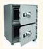Triple-folded door Fireproof Safe box with Scratch-resist Powder Coating on EGI Steel Plate / Plasti