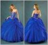 Organza Embroidery Quinceanera Dresses Princess with Pick Ups Flowers