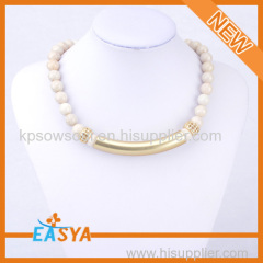 Gold Jewelry Necklace Fashion Beaufiful Round Beads Necklace