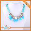 Hot selling Short Blue Chain Choker Necklace For Women