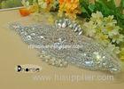 Bling Bling Sew On Crystal Wedding Dress Appliques For Decoration