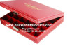 deep red folding wine boxes