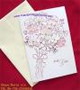 oblong flower cover greeting cards