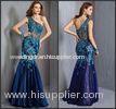 Vintage Mermaid Tulle One Shoulder Party Dresses Ladies Evening Maxi Dresses