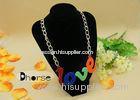 Decoration Word Love Colorful Paint Handmade Beaded Necklaces For Girls