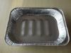 0.1mm Silver Disposable turkey roasting pan / aluminum foil food container