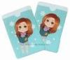 Pretty little girl plastic card holder , environment friendly ID card holder