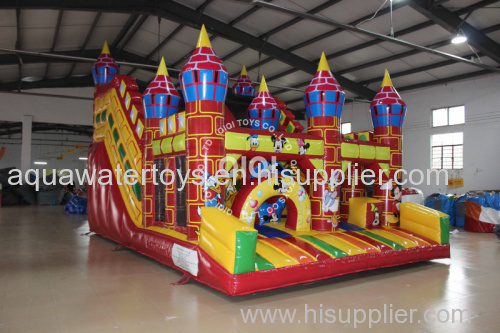Inflatable Mickey Disney Castle Slide
