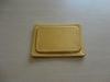 Golden Coated Custom Aluminum Foil Lids Rectangle Shape for airline food packing