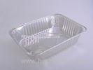 Takeaway Disposable Aluminum Foil Trays For Food 323mm * 266mm * 64mm