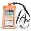 Soft PVC underwater waterproof pouches , plastic waterproof phone pouch