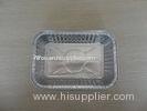 Leak Proof Disposable Aluminum Food Storage Containers Stackable Recycling For Hotel Food Service